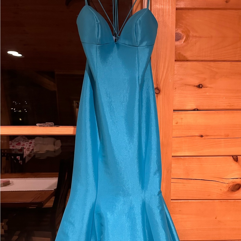 Clarisse Style 810125  Turquoise Prom Dress - fits size 2, 4, 6